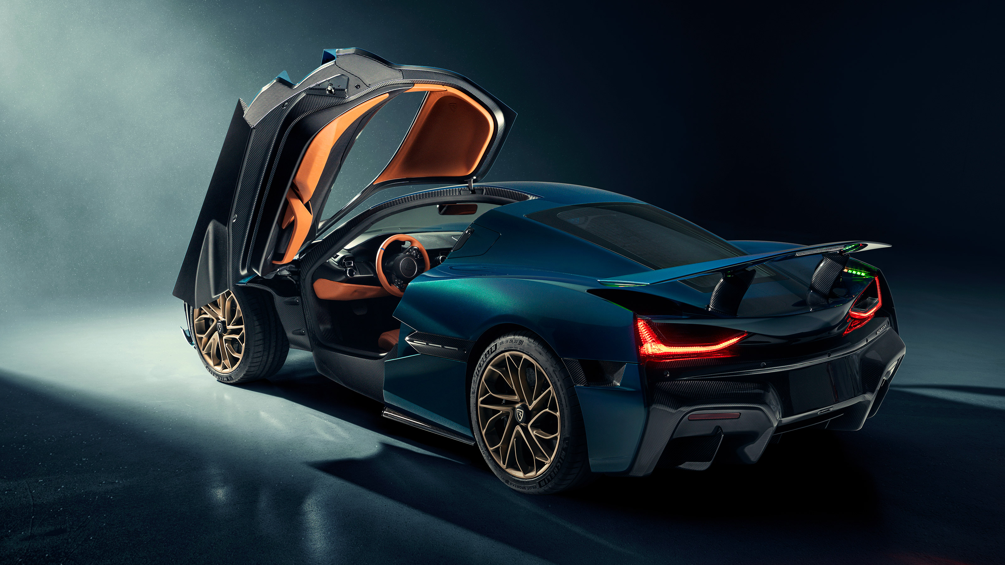 Rimac Nevera - studio rear doors open
