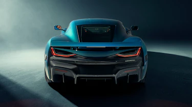 Rimac Nevera - studio full rear