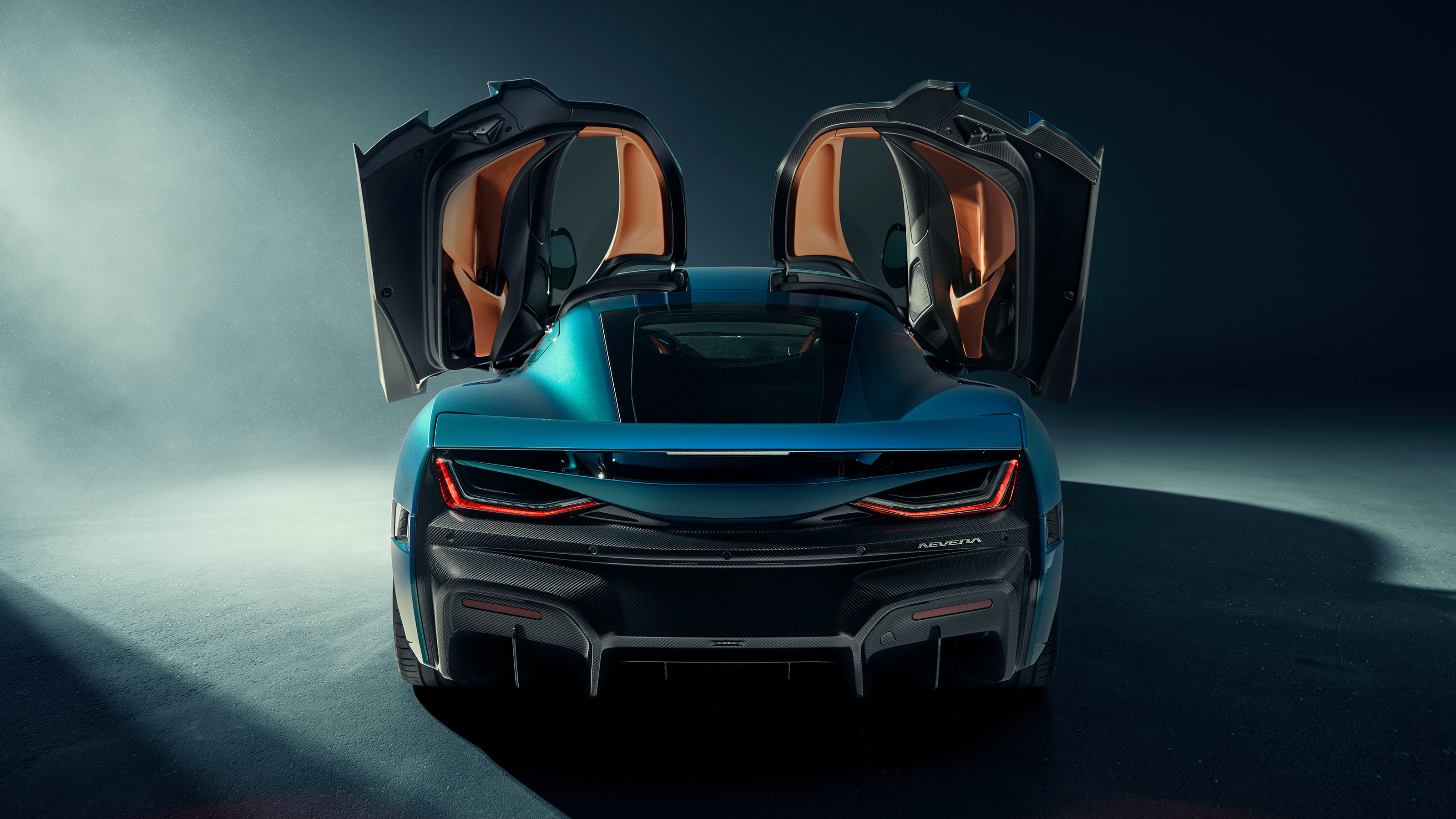 Rimac Nevera - studio full rear doors open