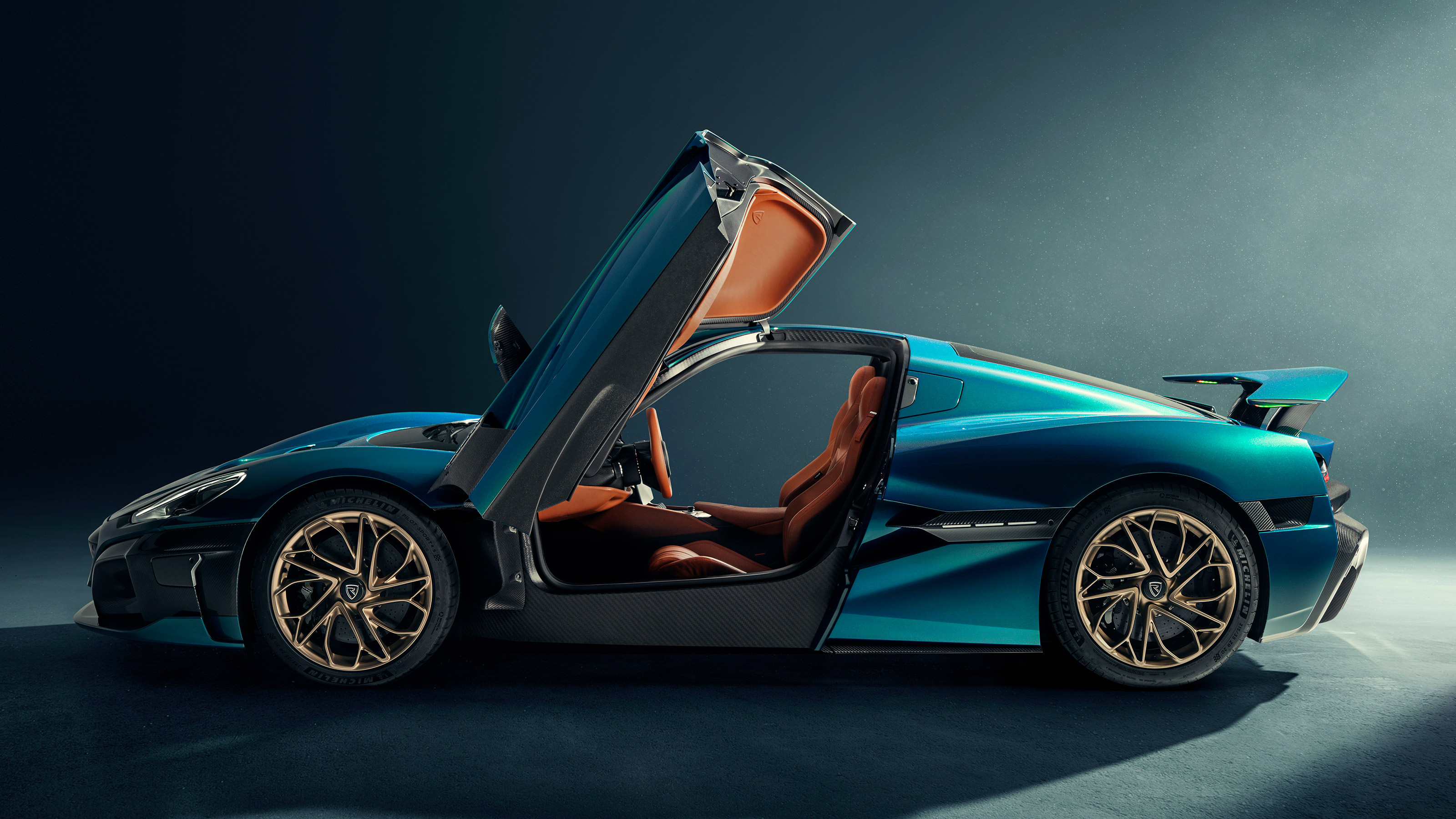Rimac Nevera - studio side doors open