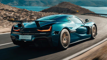 Rimac Nevera - rear action