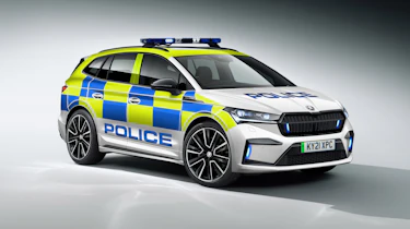 Skoda Enyaq - police