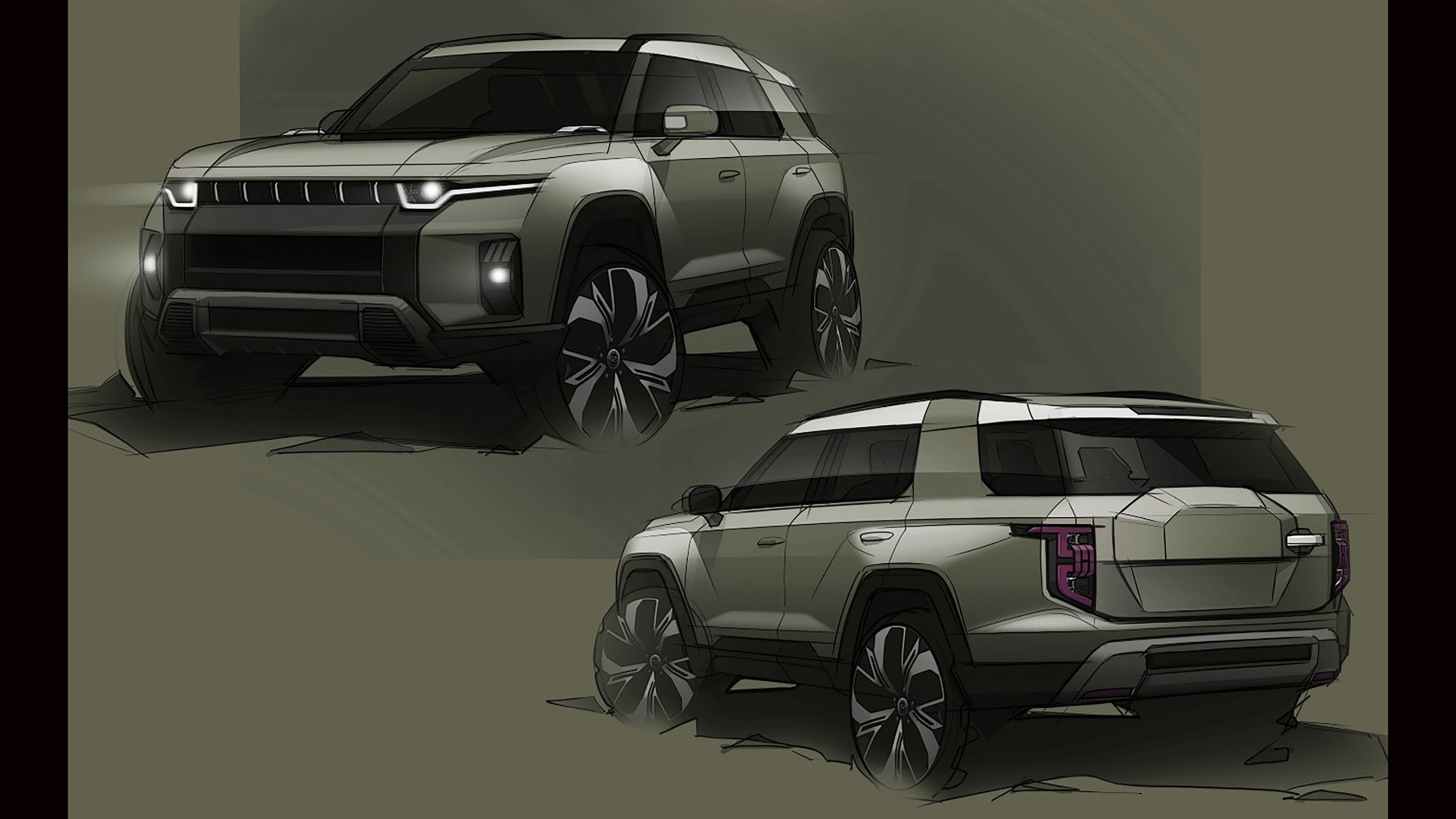 SsangYong J100 electric SUV X2