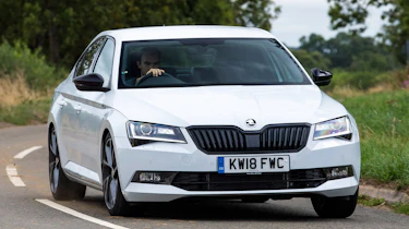 Used Skoda Superb - front cornering