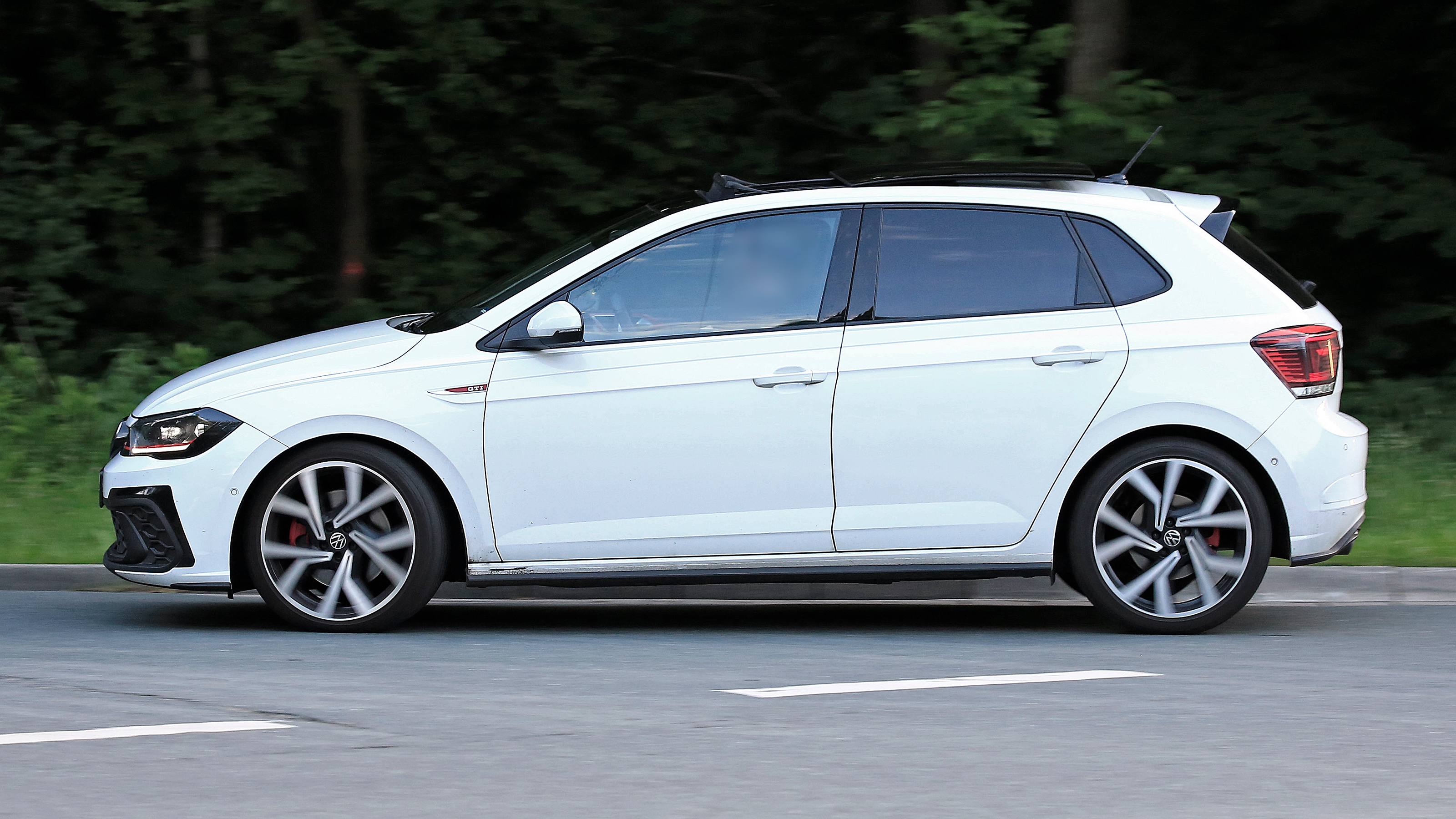 2022 VW Polo GTI spy shots rear
