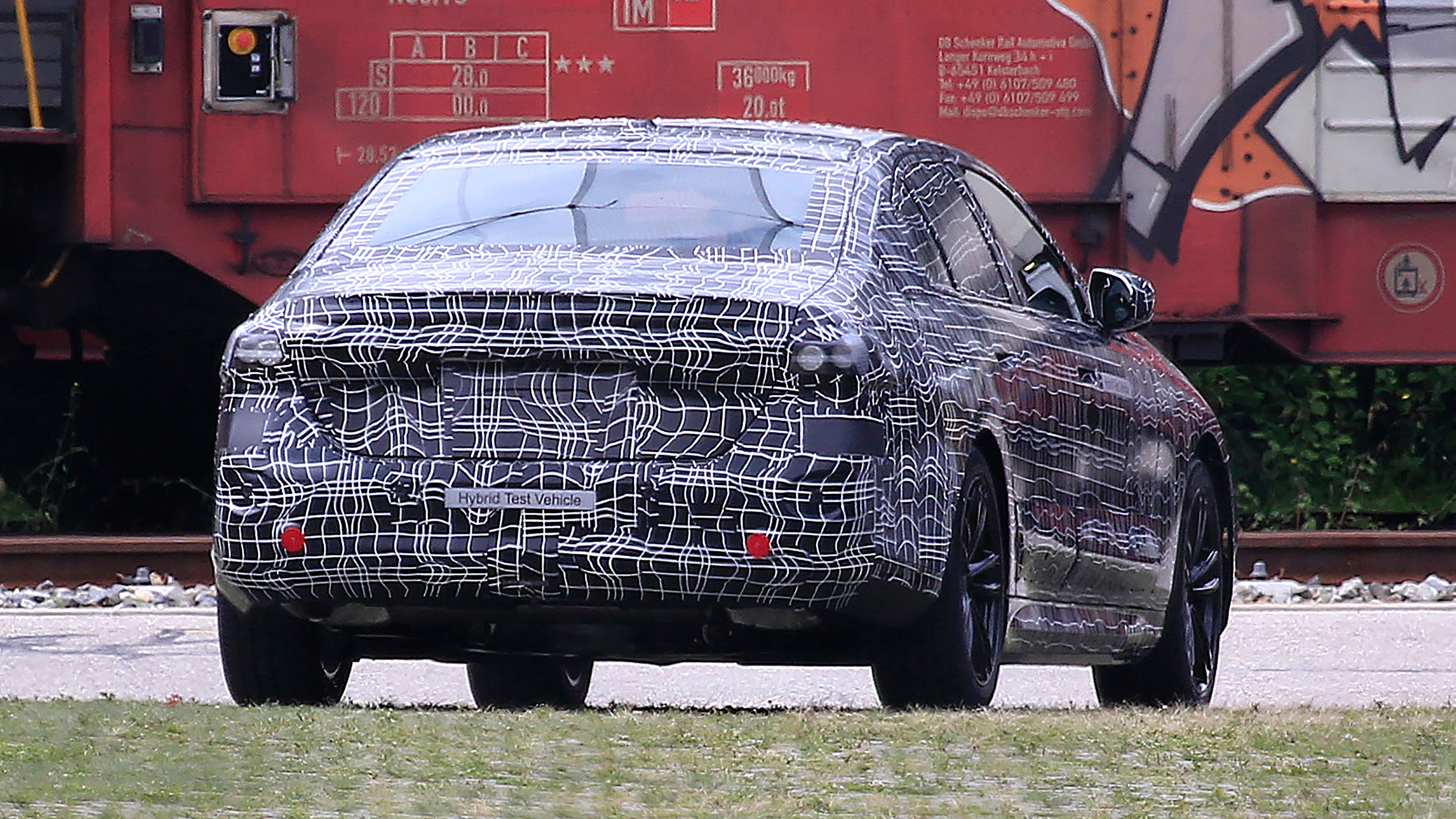 BMW 5 series spy - rear