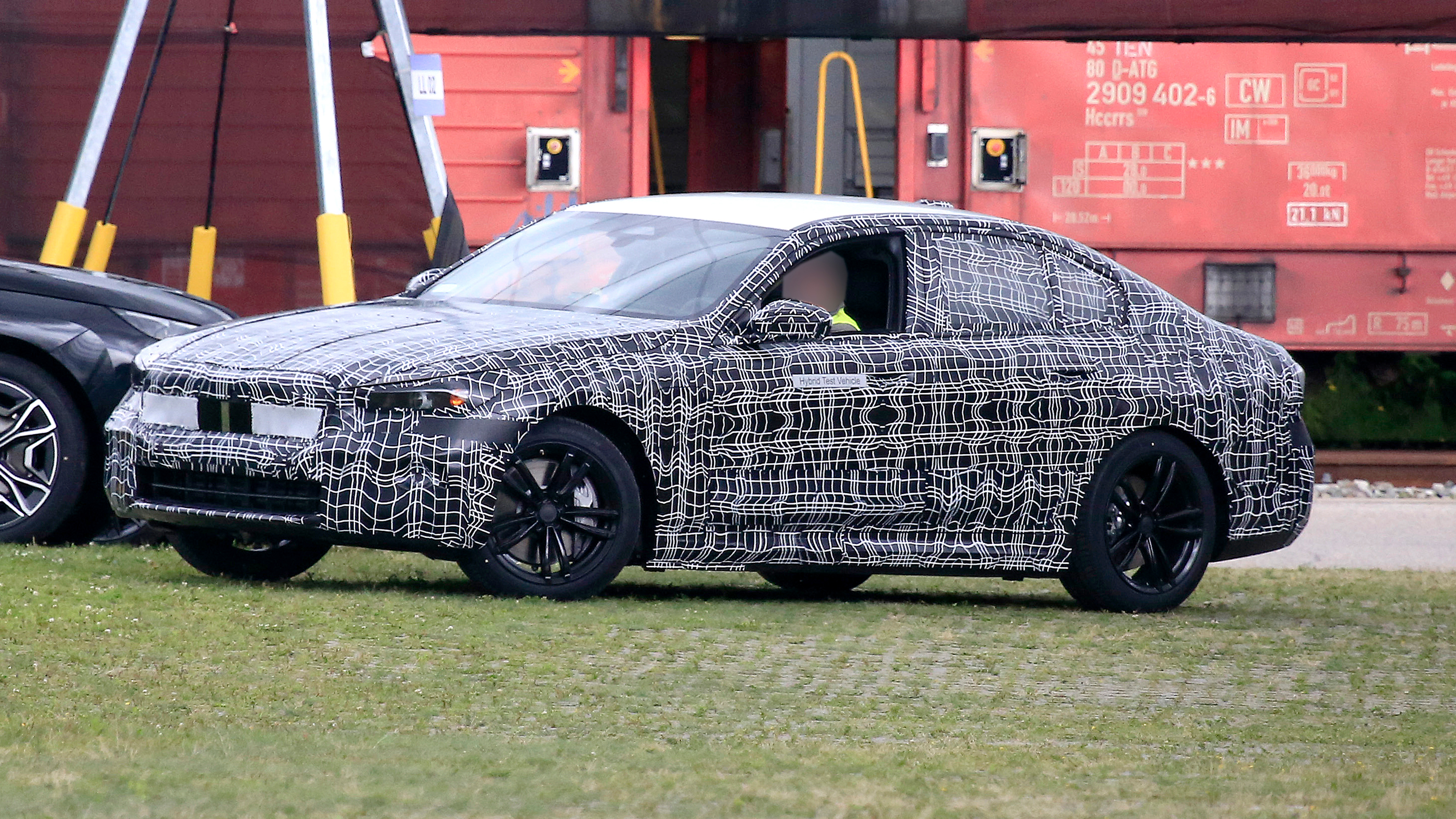 BMW 5 series spy - front