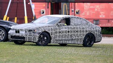 BMW 5 series spy - front