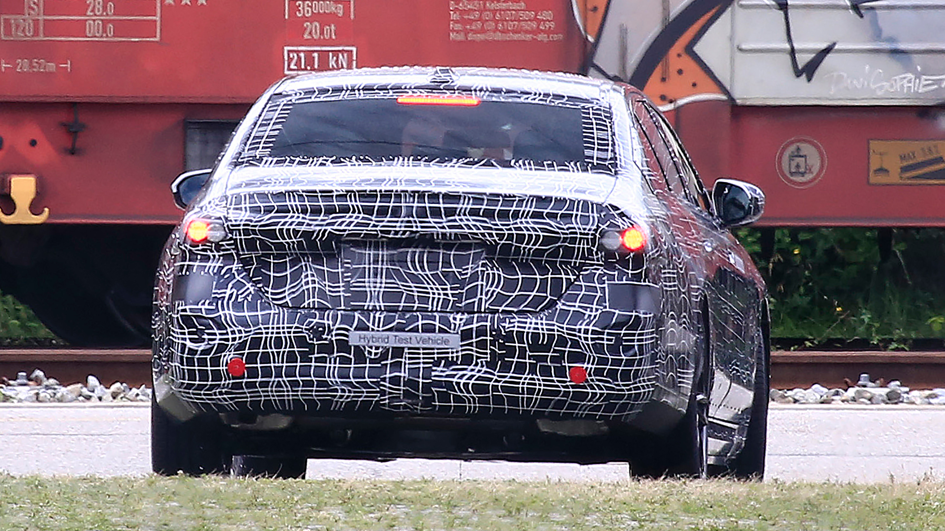 BMW 5 series spy - rear