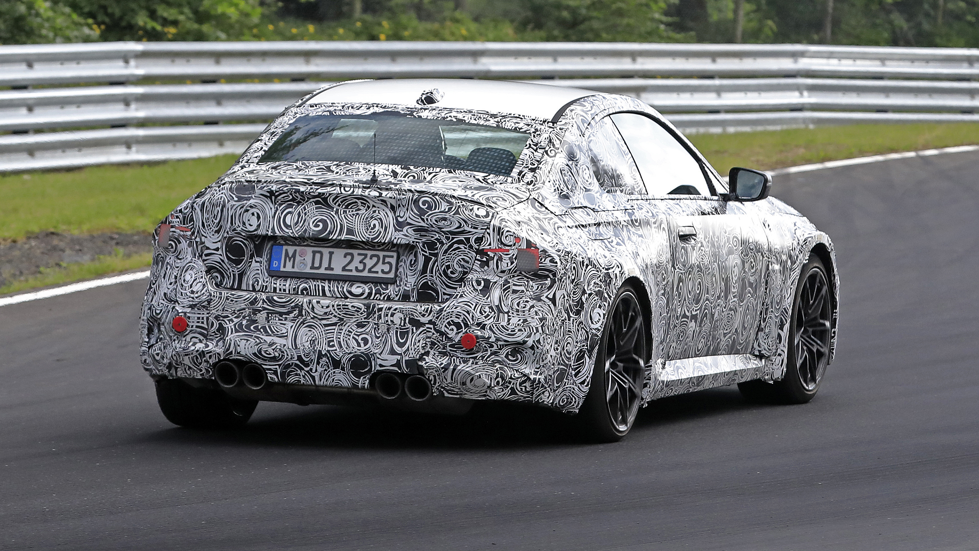 BMW M2 spy shot - rear