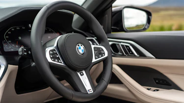 BMW M440i Convertible - steering wheel