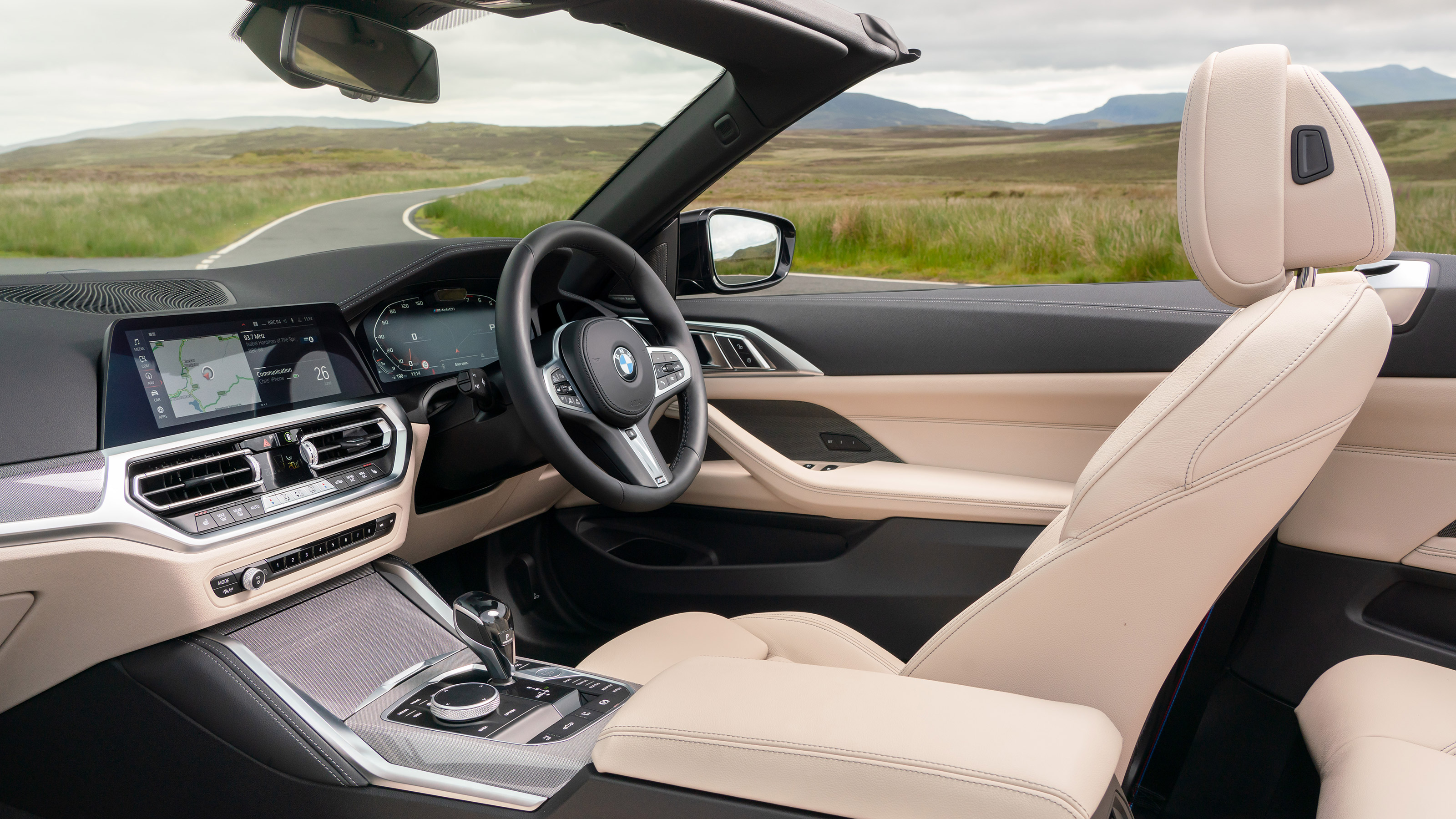 BMW M440i Convertible - front seats