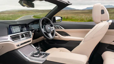 BMW M440i Convertible - front seats