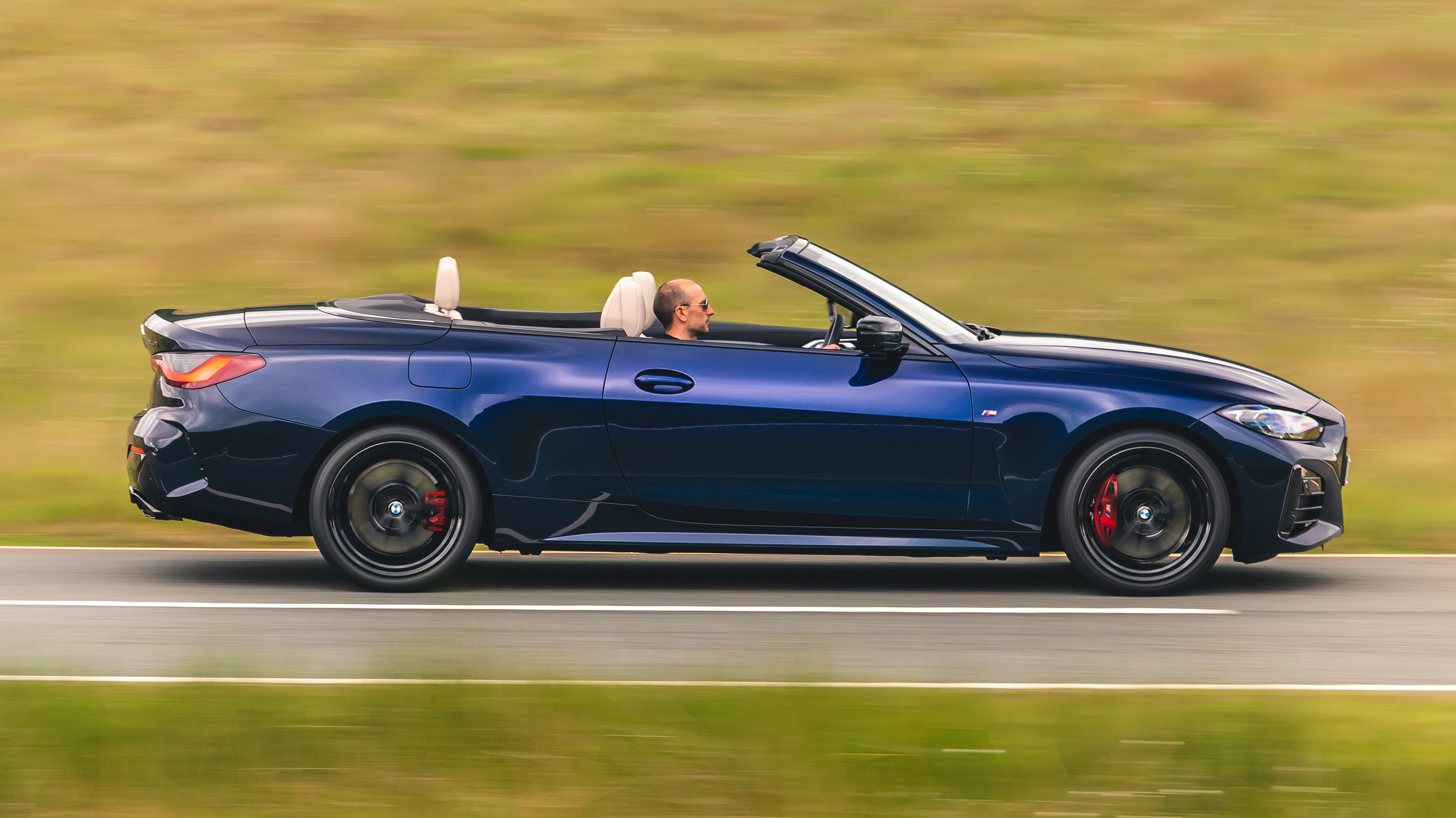 BMW M440i Convertible - side roof down
