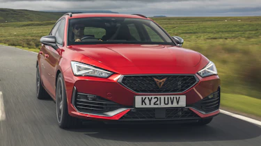 Cupra Leon Estate - front action