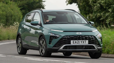 Hyundai Bayon - front cornering