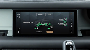 Land Rover Defender P400e PHEV - screen