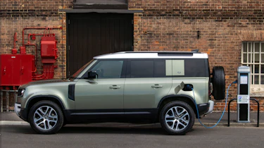 Land Rover Defender P400e PHEV - side charging