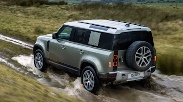 Land Rover Defender P400e PHEV - rear off-road