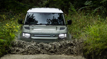 Land Rover Defender P400e PHEV - front water