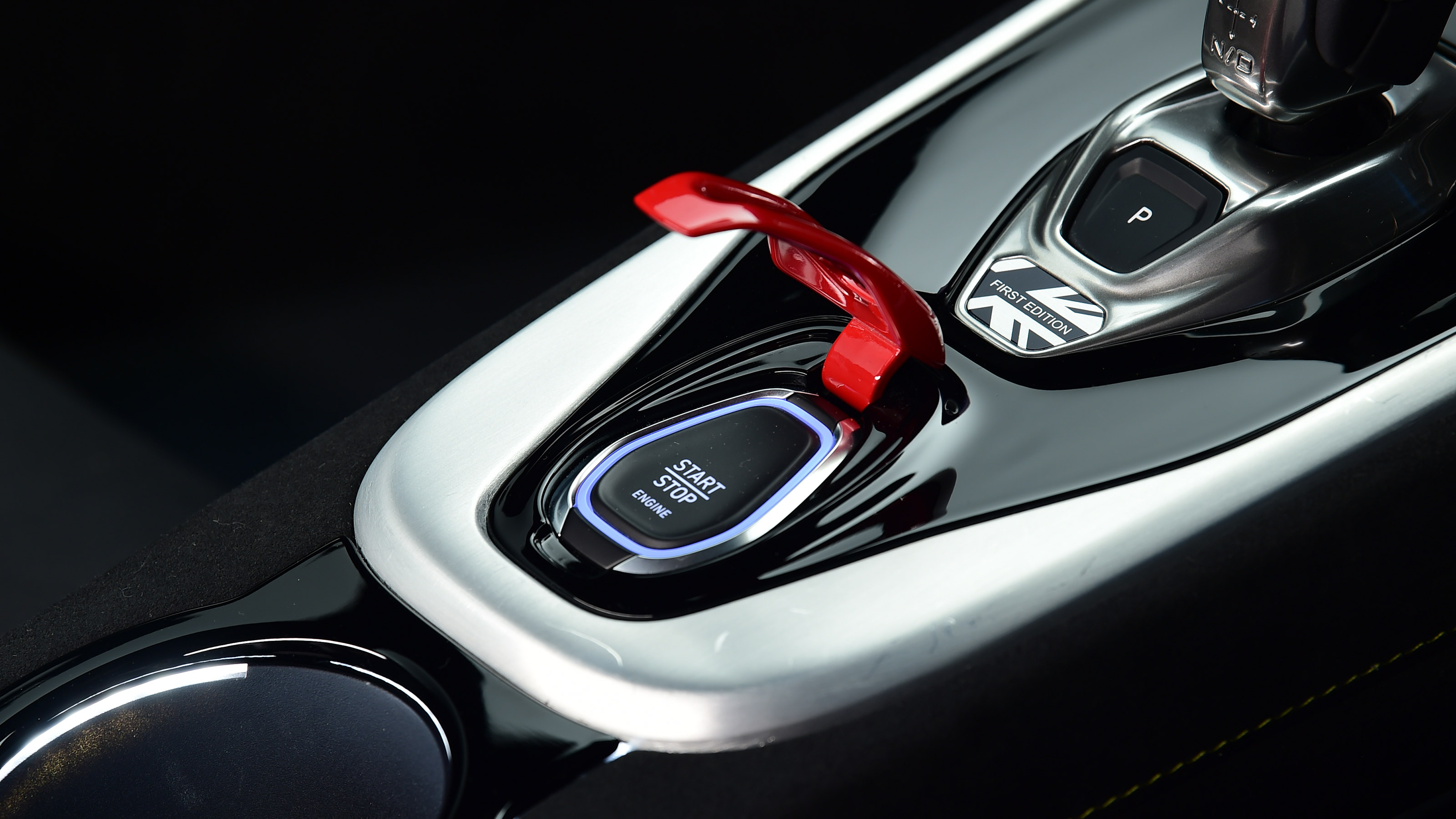 Lotus Emira - start/stop button
