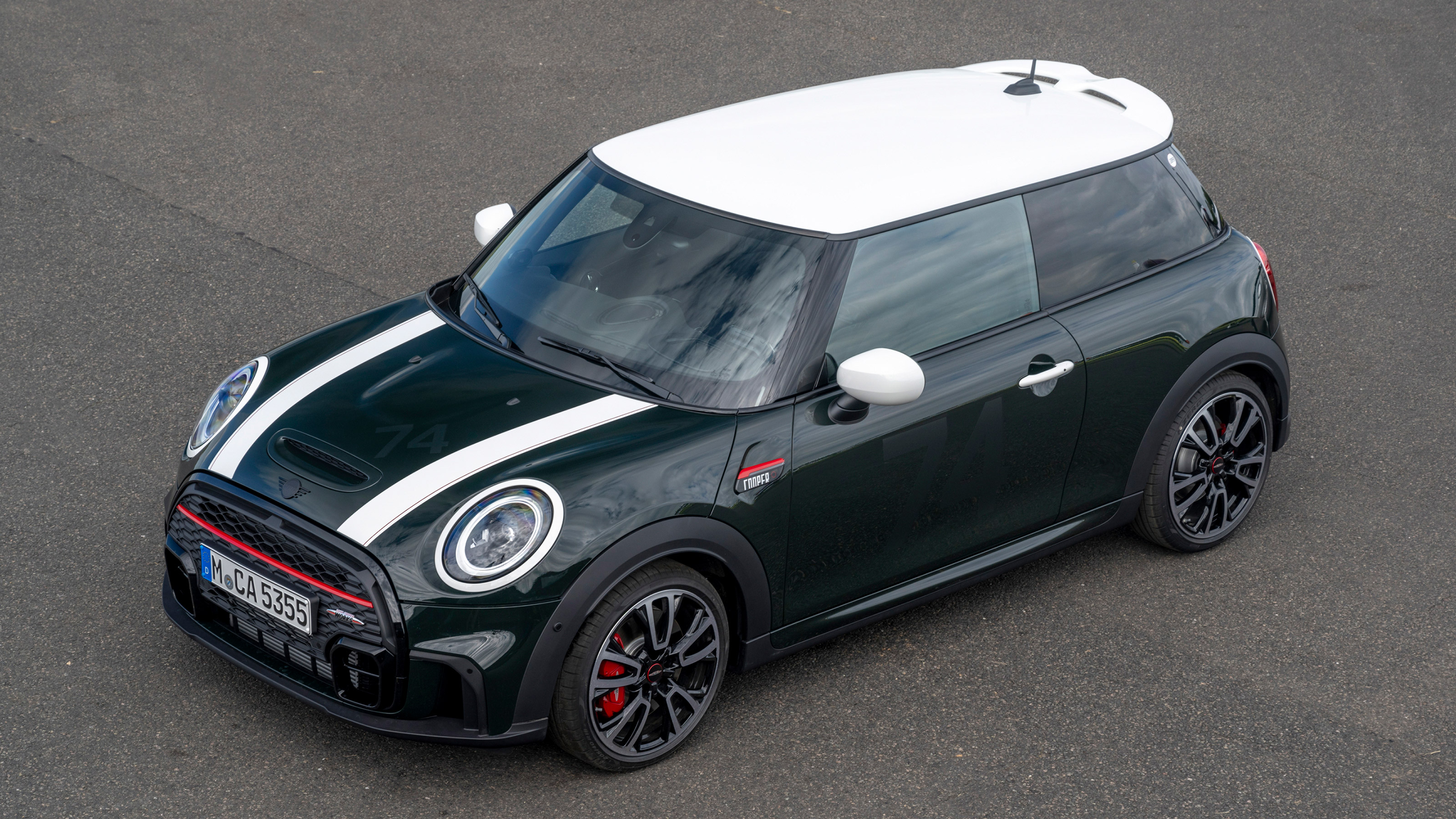 MINI JCW Anniversary Edition - above front