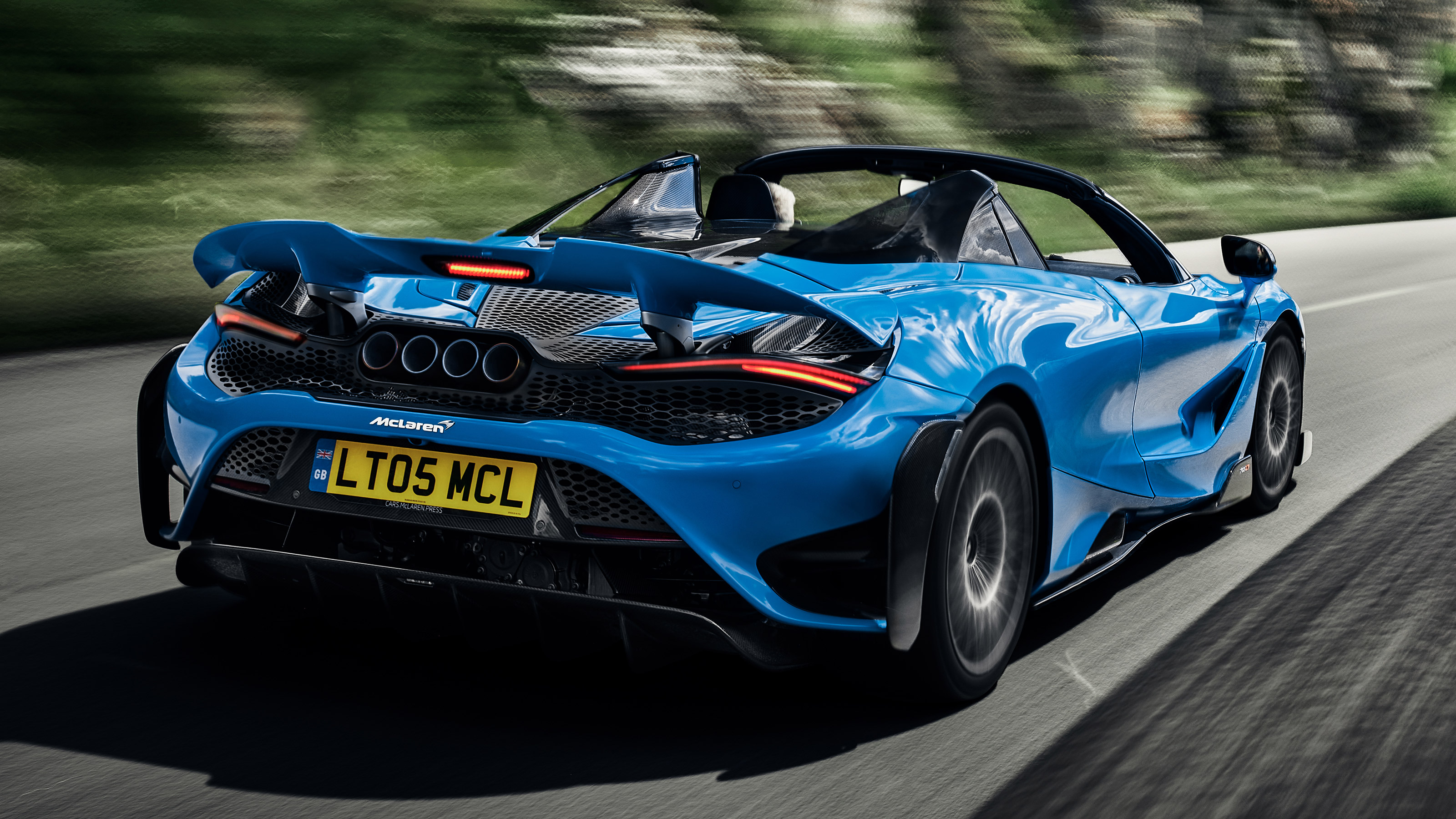 McLaren 765LT Spider - rear action