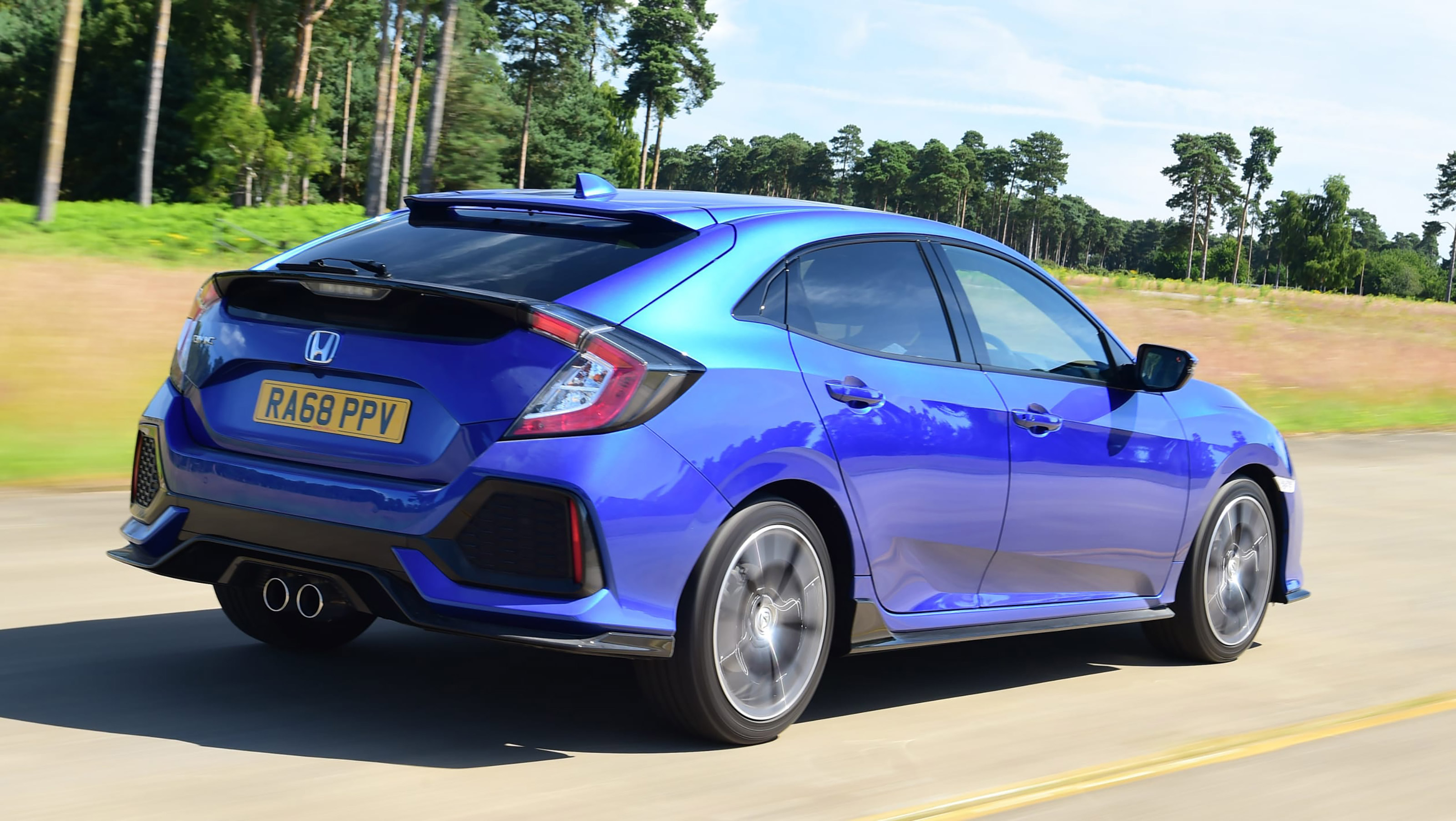 Used Honda Civic Mk10 - rear tracking