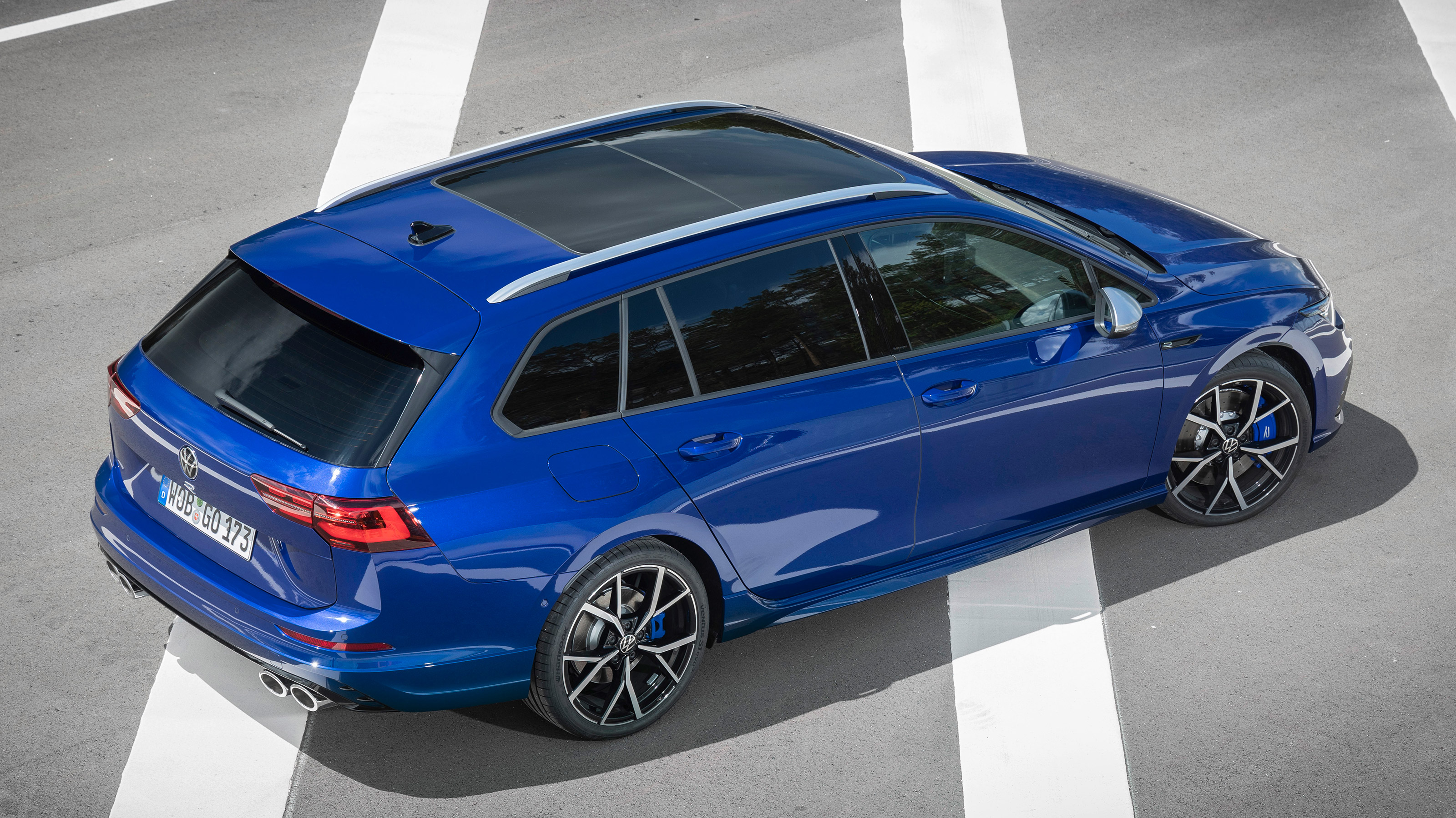Volkswagen Golf R Estate - rear above