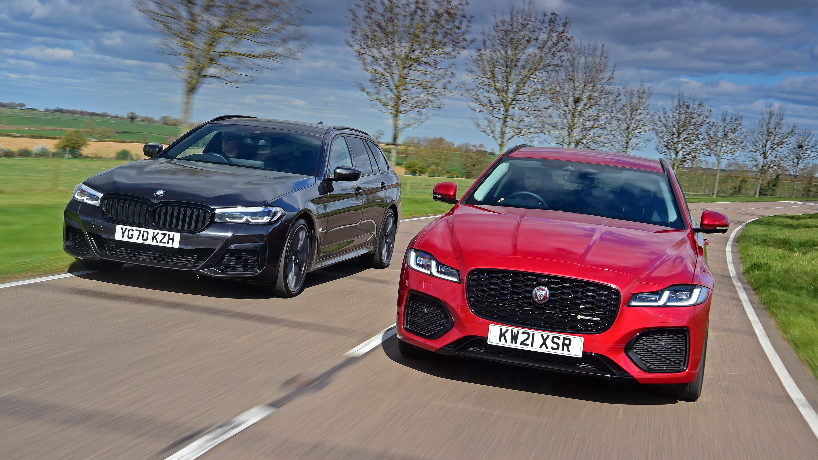 BMW 5 Series Touring vs Jaguar XF Sportbrake