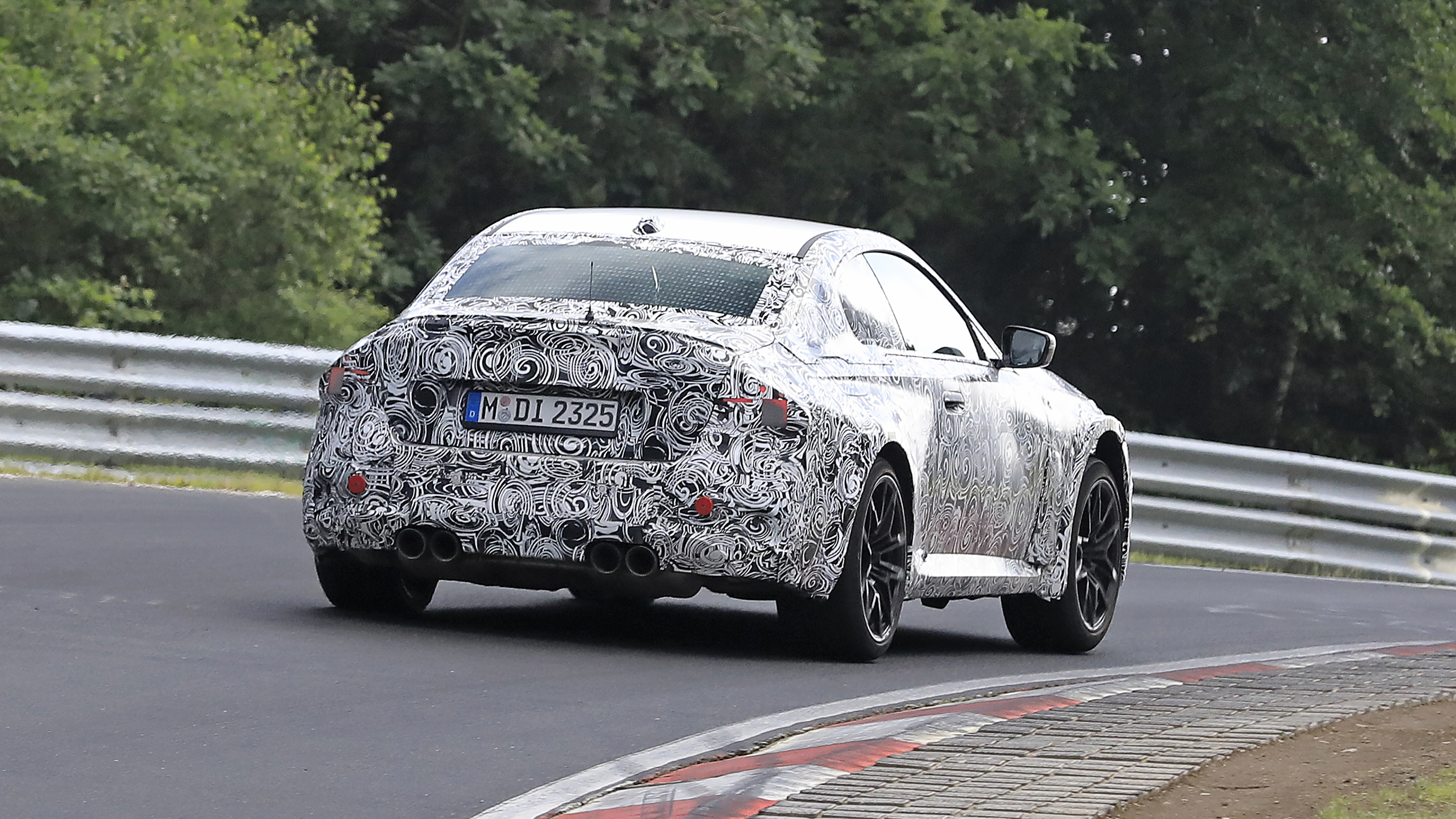 BMW M2 spy - rear
