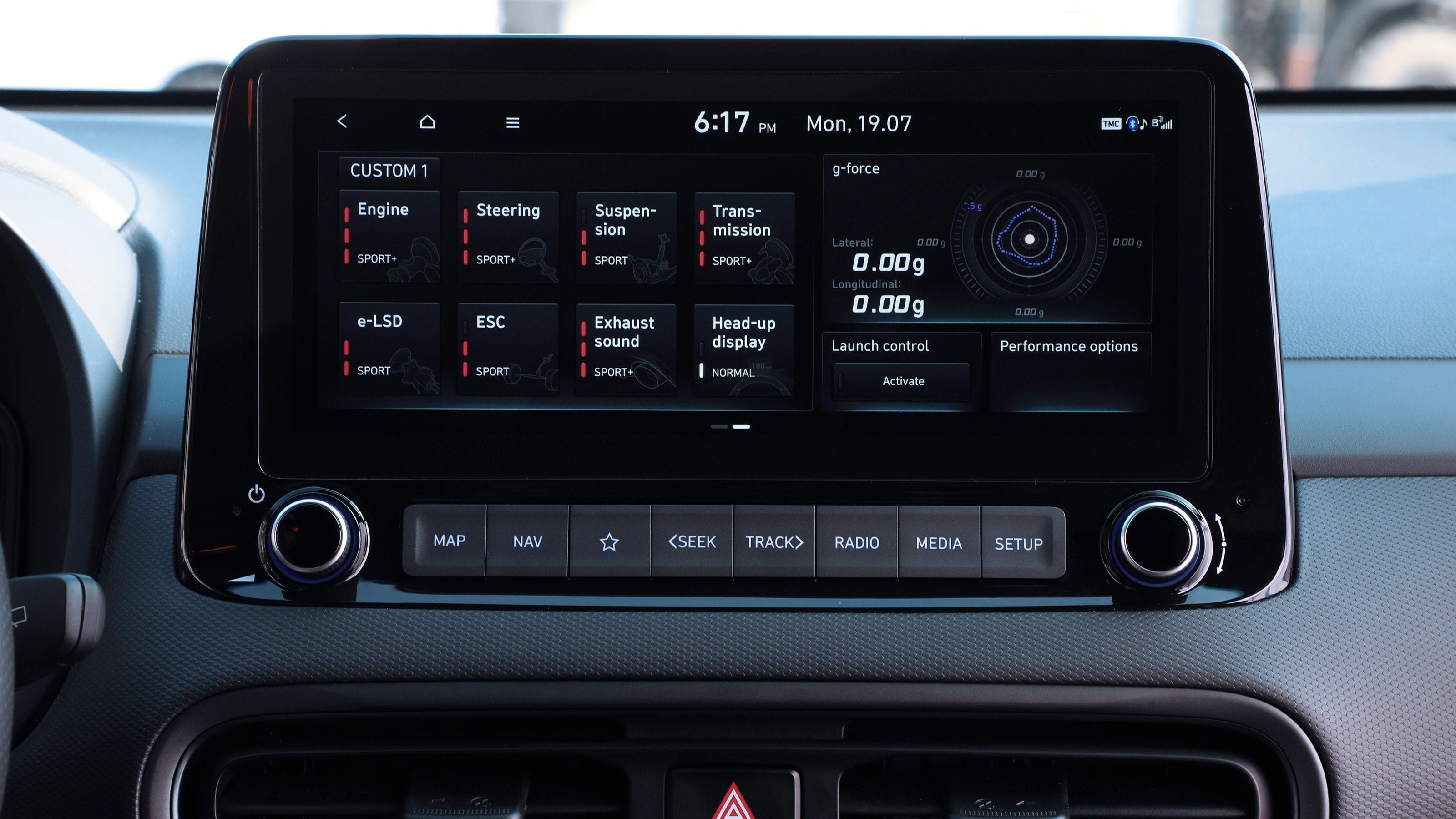 Hyundai Kona N - infotainment