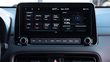 Hyundai Kona N - infotainment