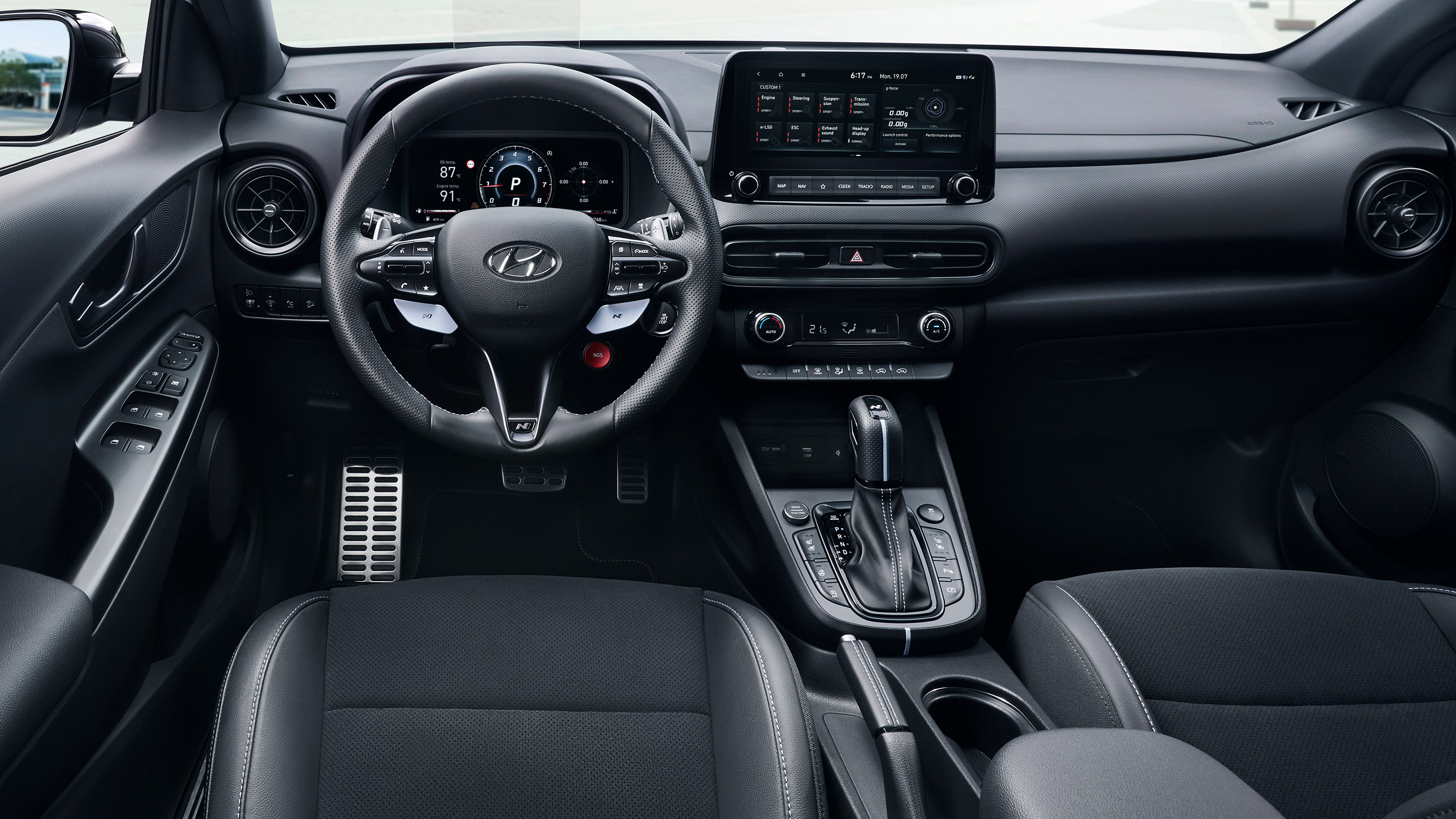 Hyundai Kona N - dash
