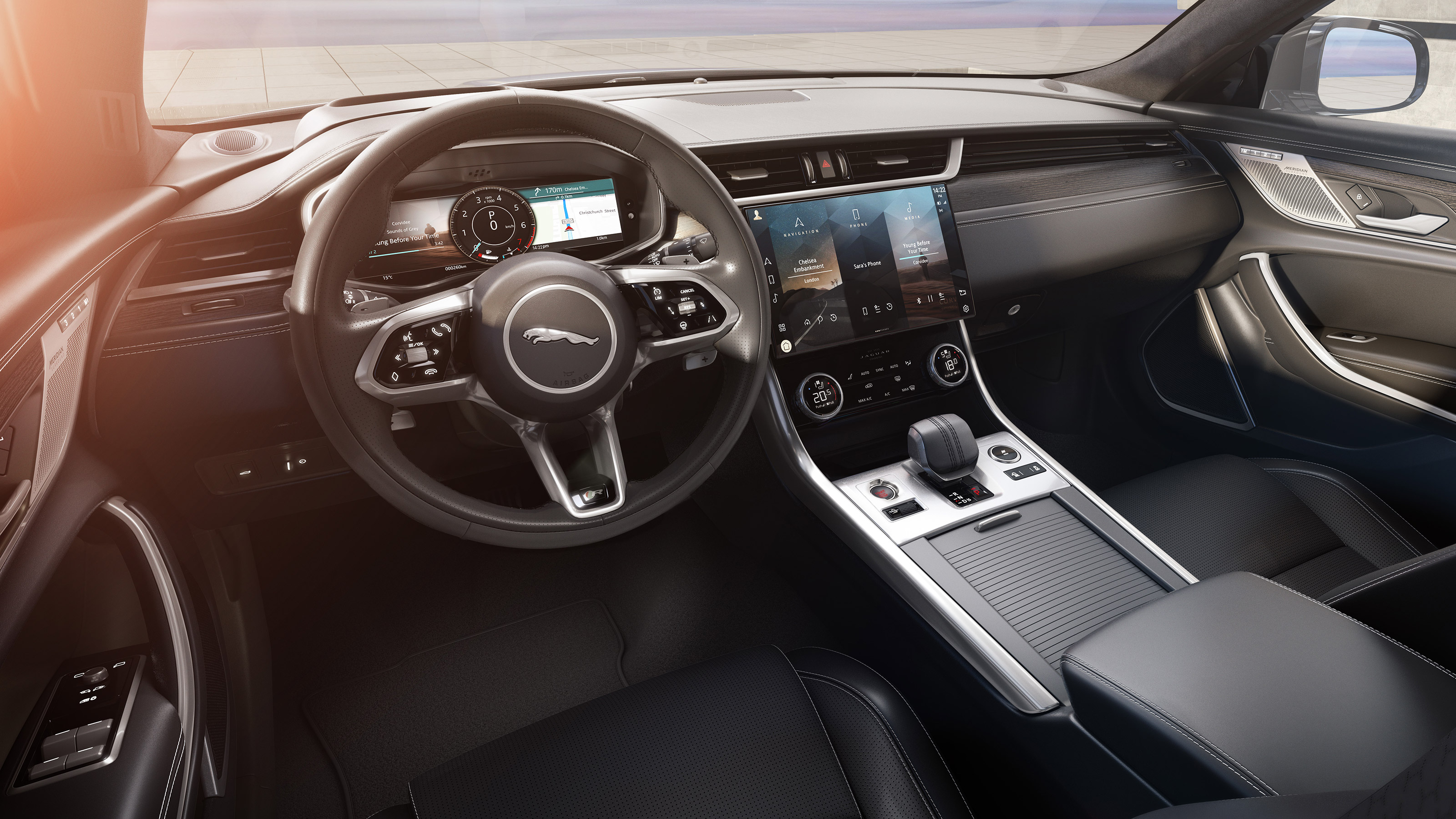 Jaguar XF R-Dynamic Black - dash
