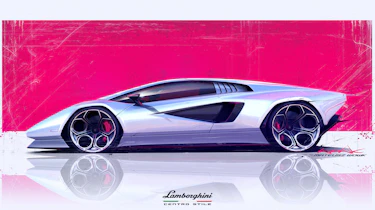 Lamborghini Countach LPI 800-4 sketch