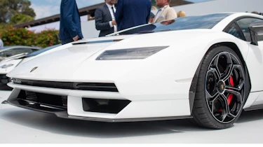 Lamborghini Countach - show front detail