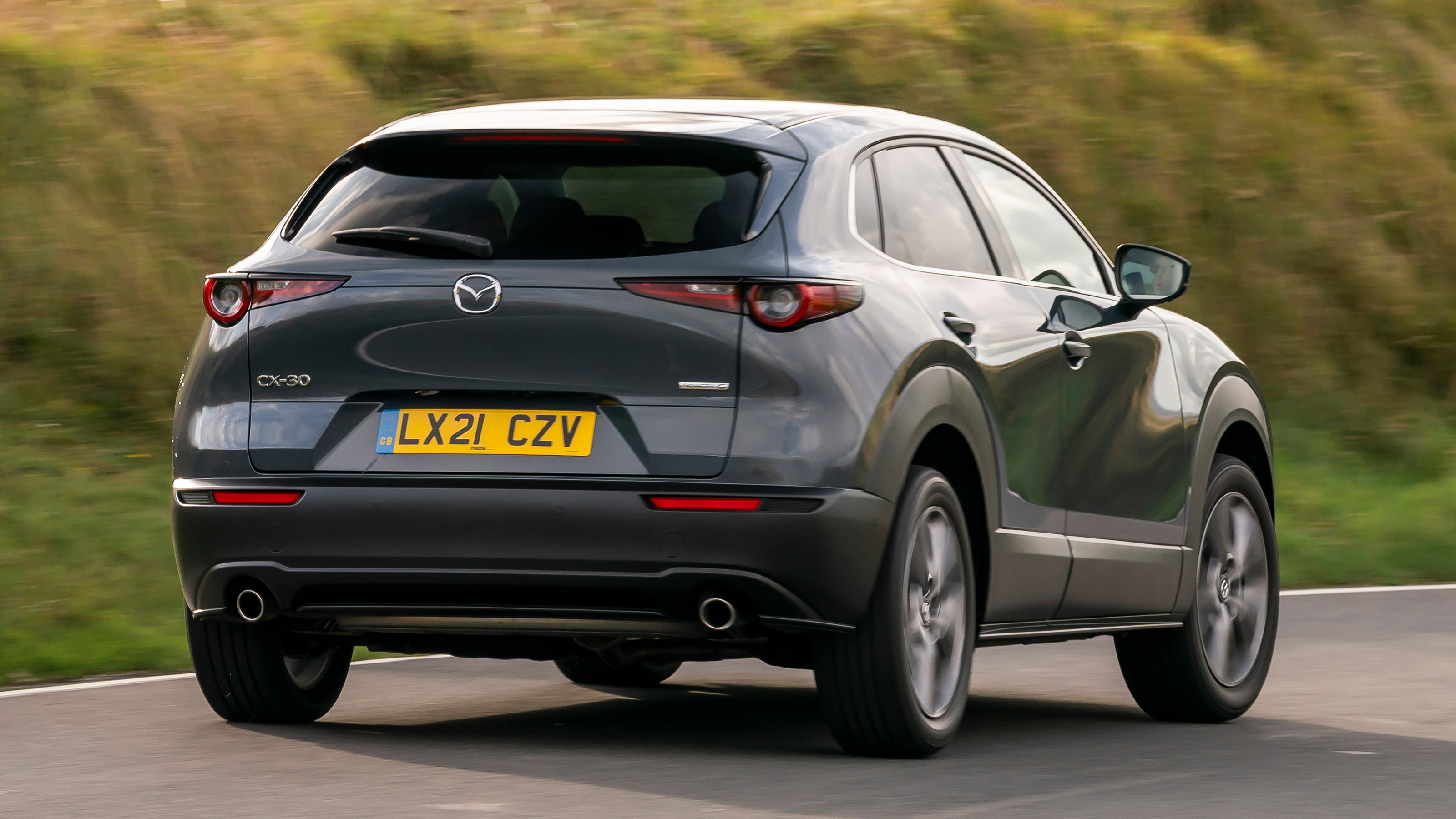 Mazda CX-30 e-Skyactiv X - rear cornering
