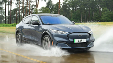 Ford Mustang Mach-E through water - tracking