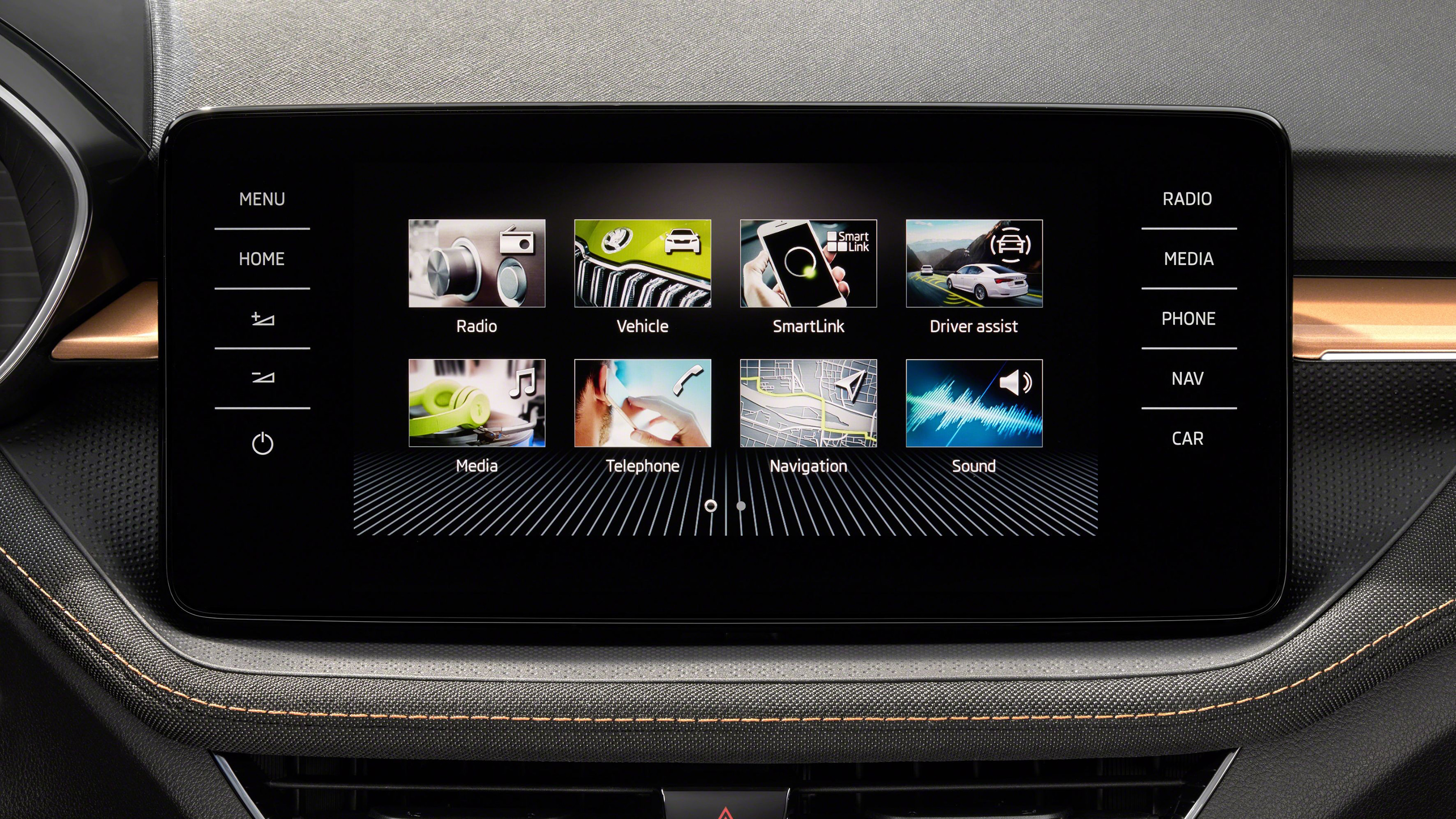 Skoda Fabia 2021 - screen