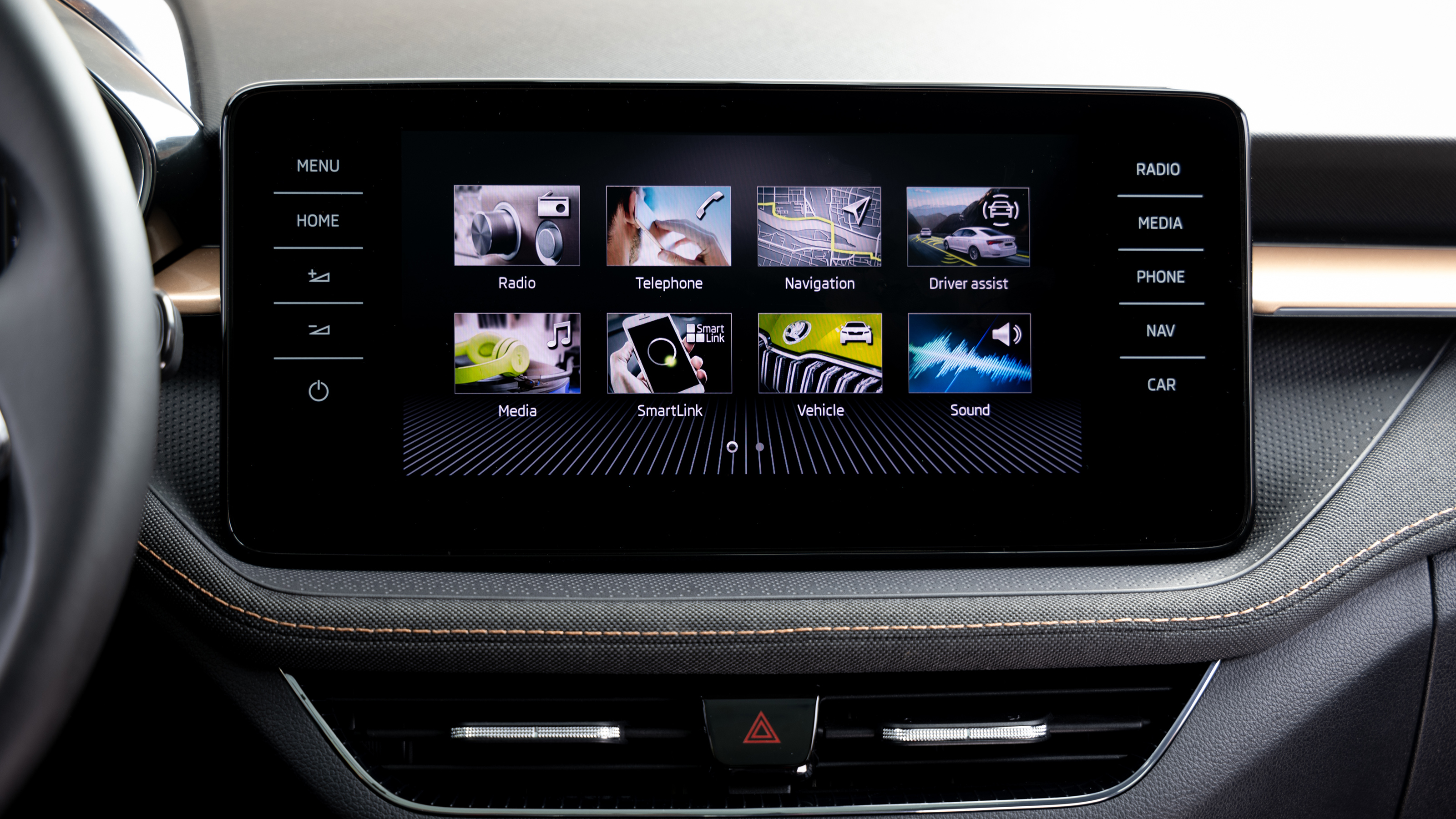 Skoda Fabia 2021 - screen