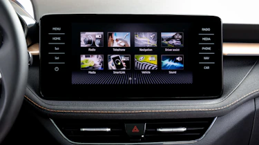 Skoda Fabia 2021 - screen