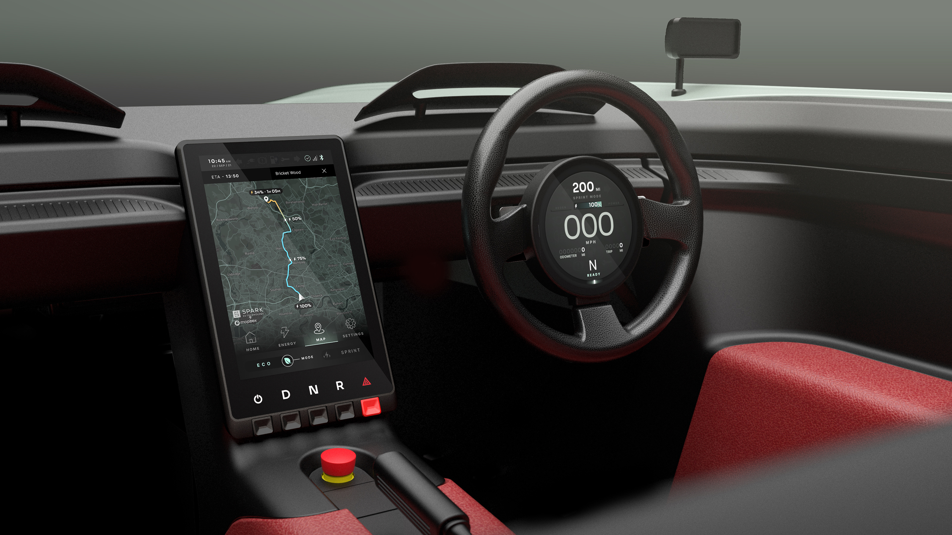 Aura concept car - interior