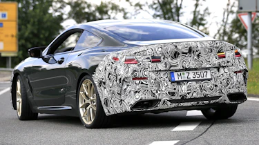 BMW 8 Series facelift - spyshot 6