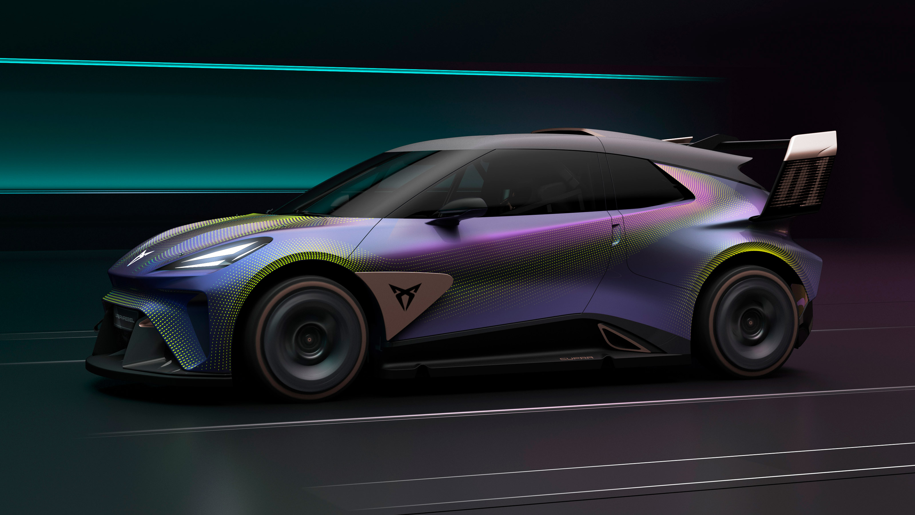 Cupra UrbanRebel concept - front action