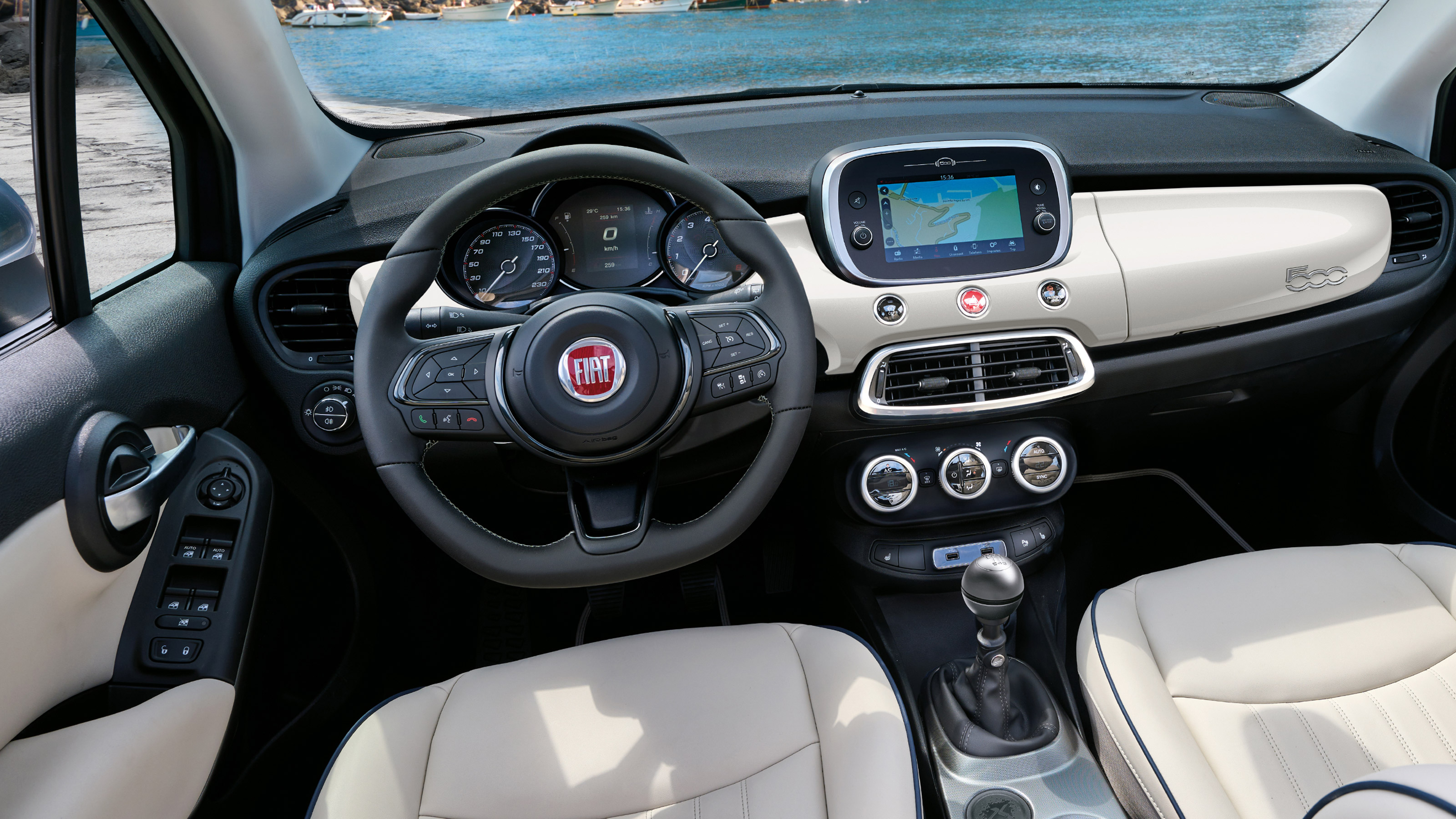Fiat 500X Dolcevita - dash