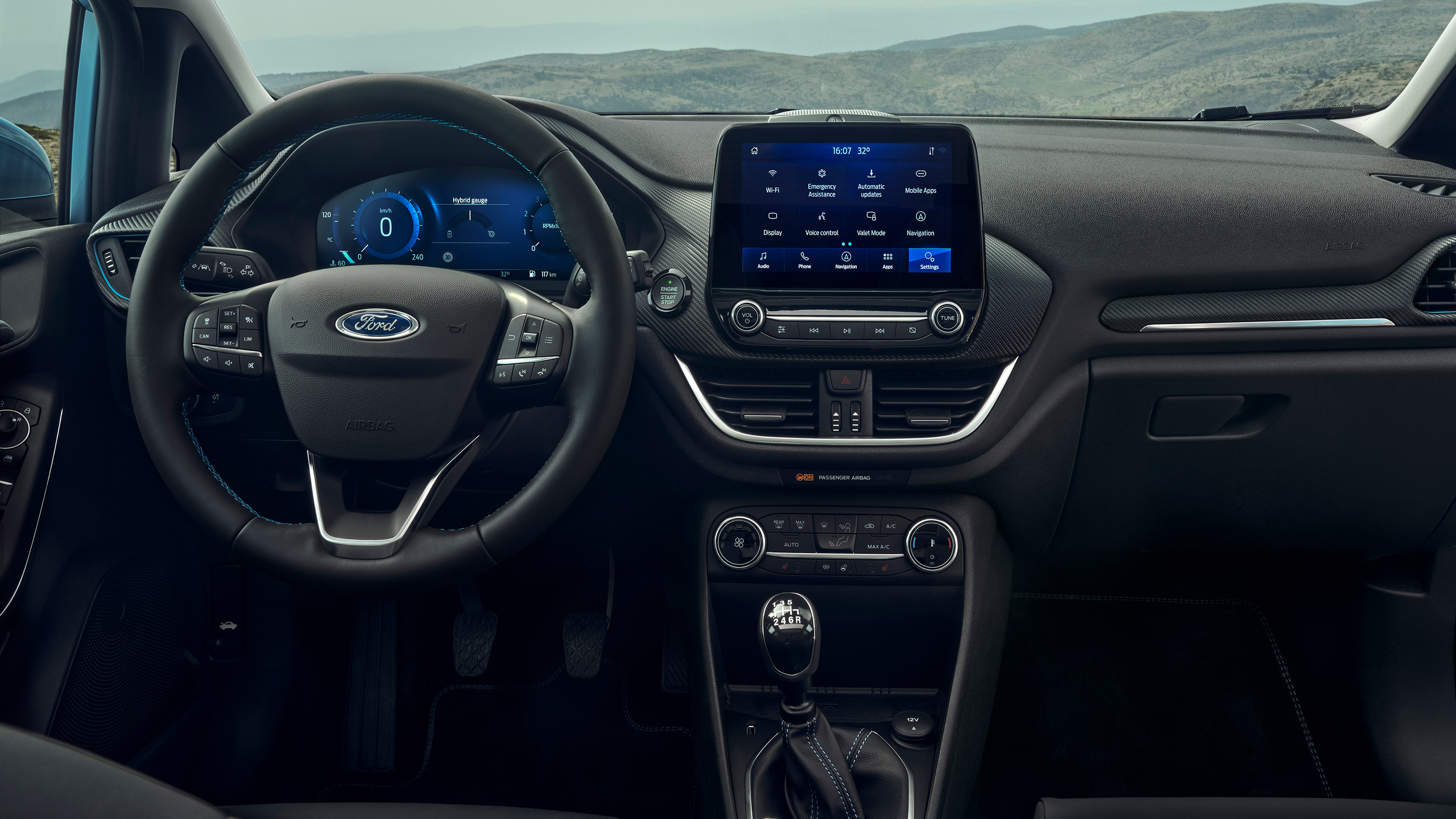 Ford Fiesta facelift - dash