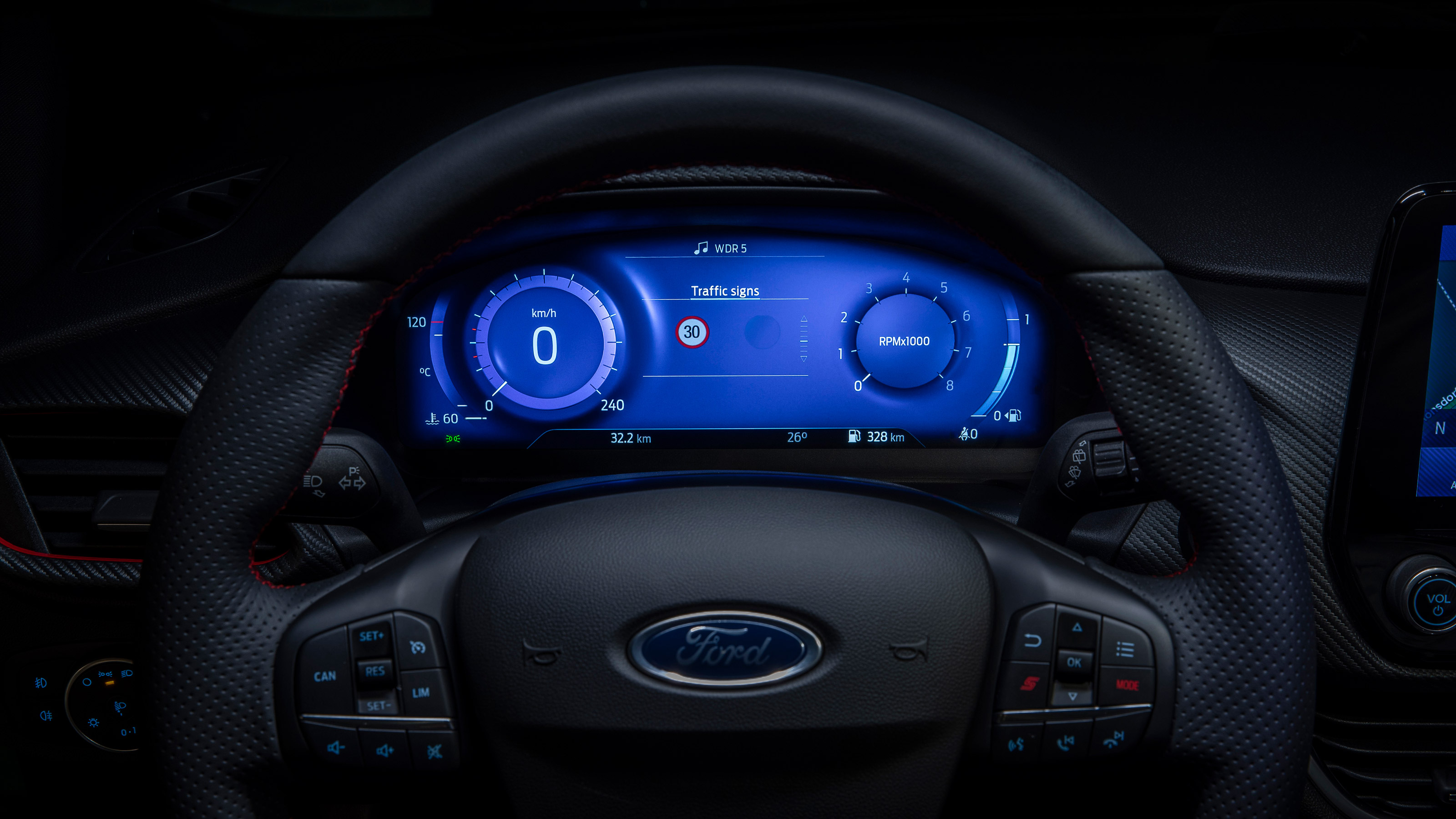 Ford Fiesta facelift - dials