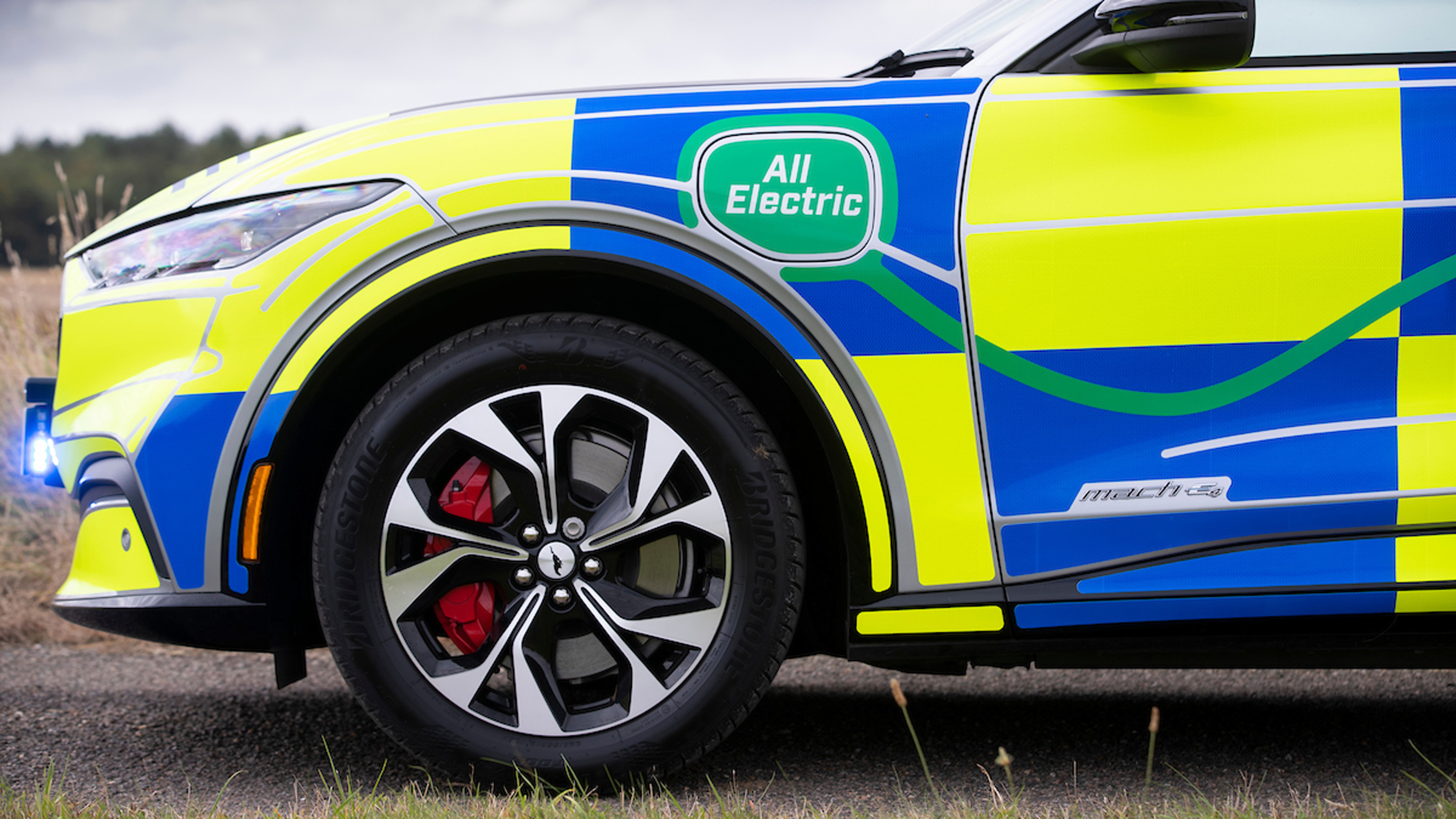 Ford Mustang Mach-E police car concept