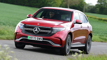 Mercedes EQC - front cornering
